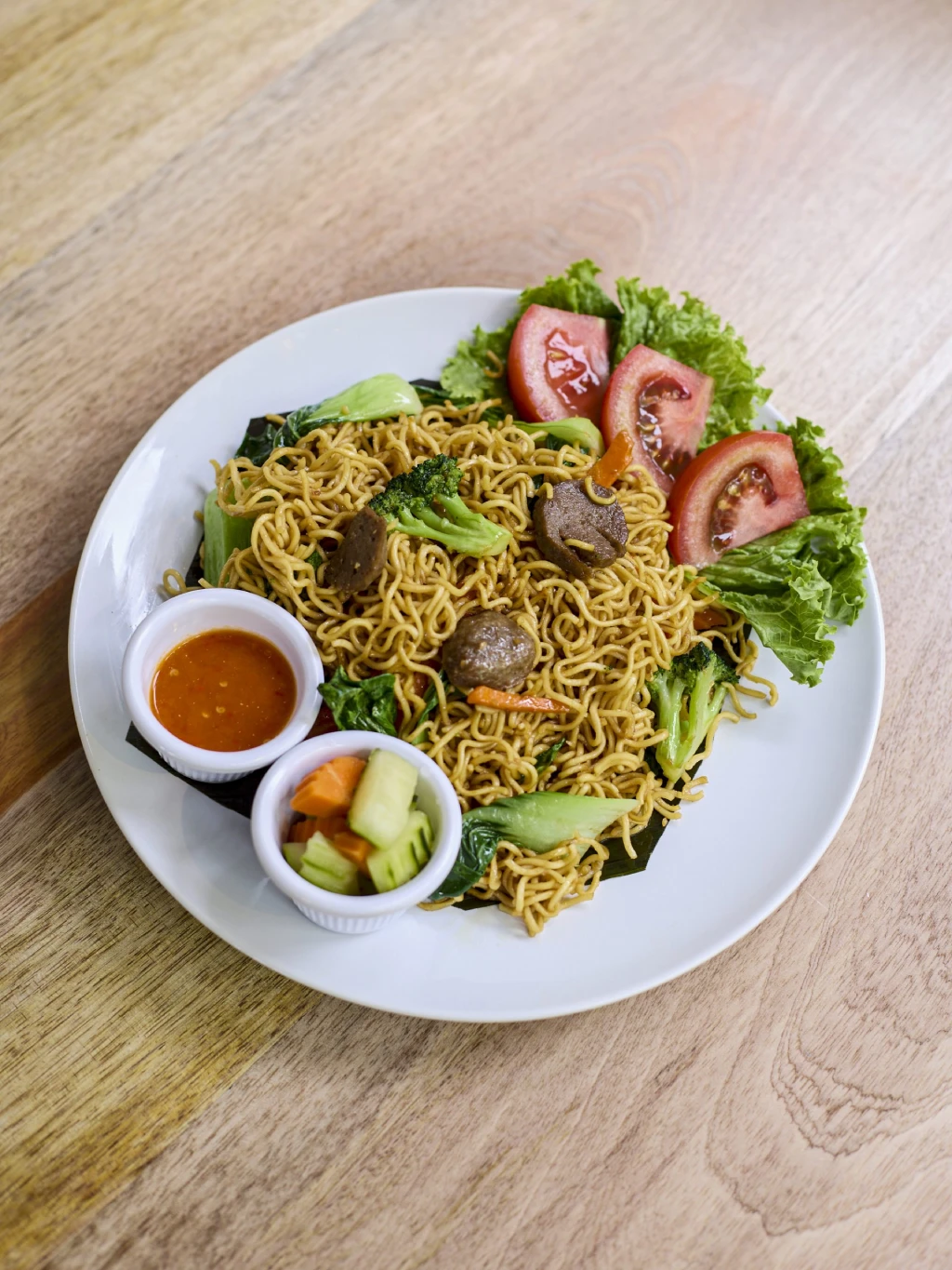 Indonesian food on table