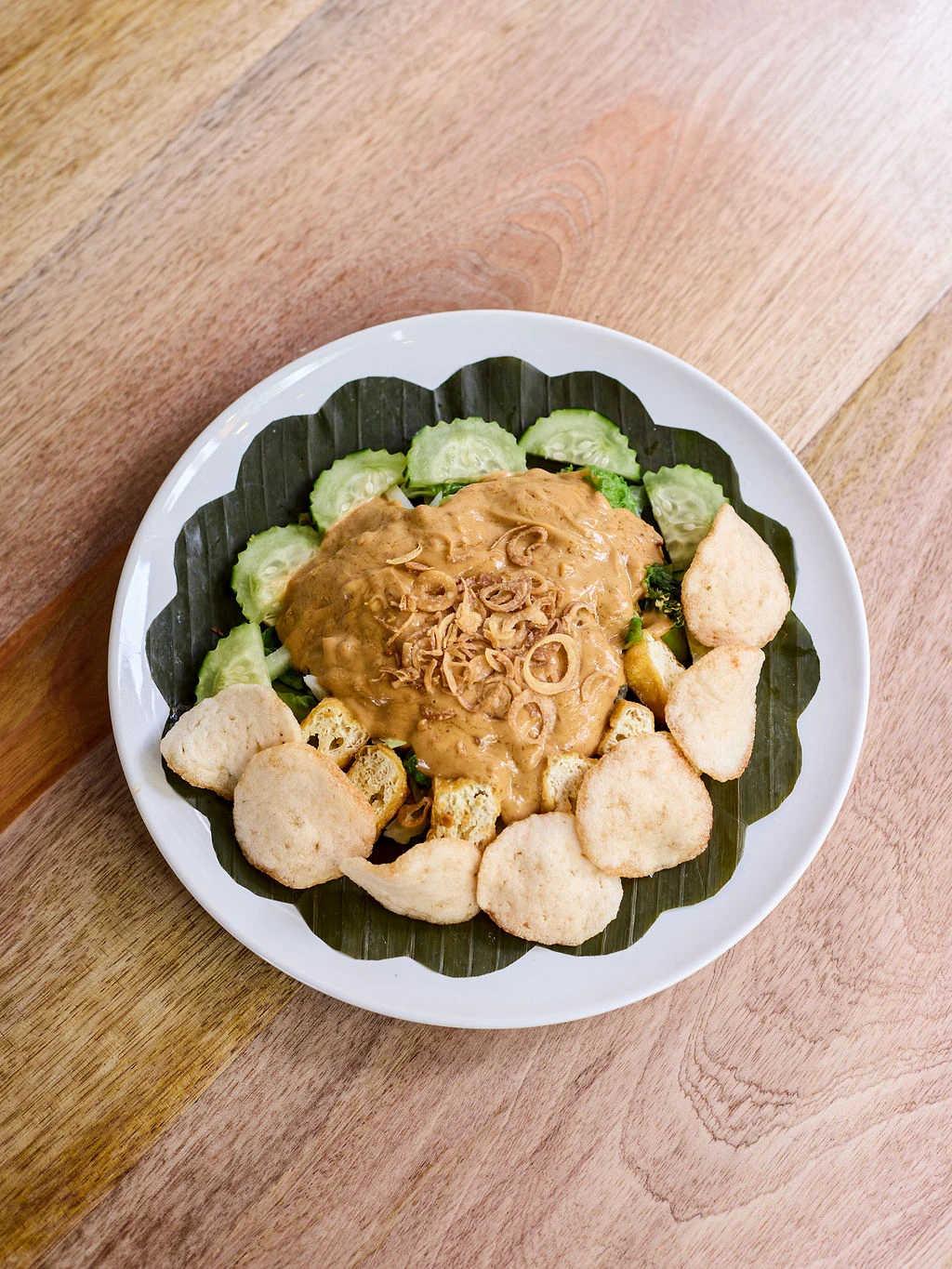 Indonesian food on table